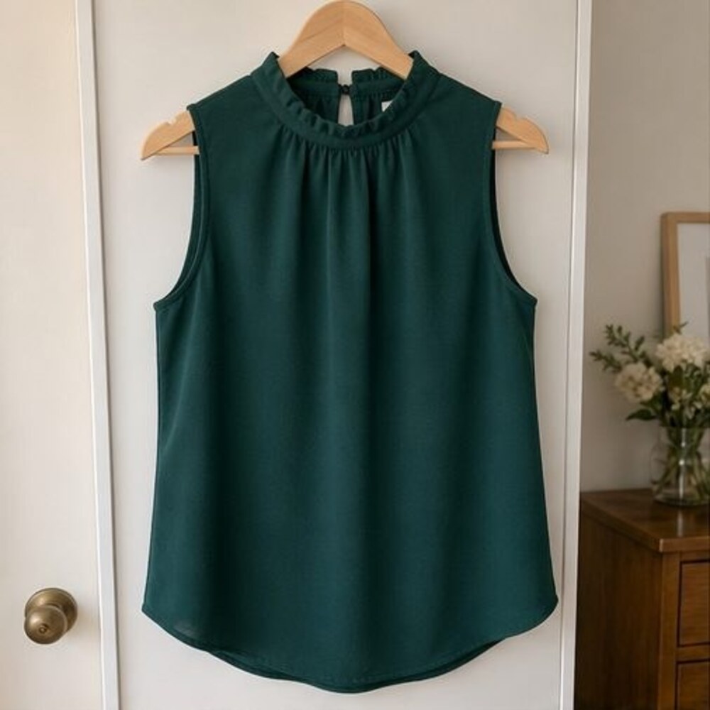 Charcoal Tunic Blouse